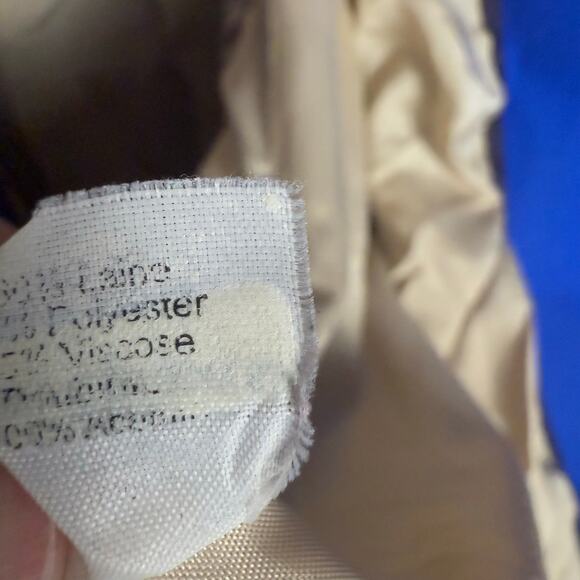 J.Crew Cobalt Blue Wool Blend Peacoat Size 8 - Picture 4 of 12